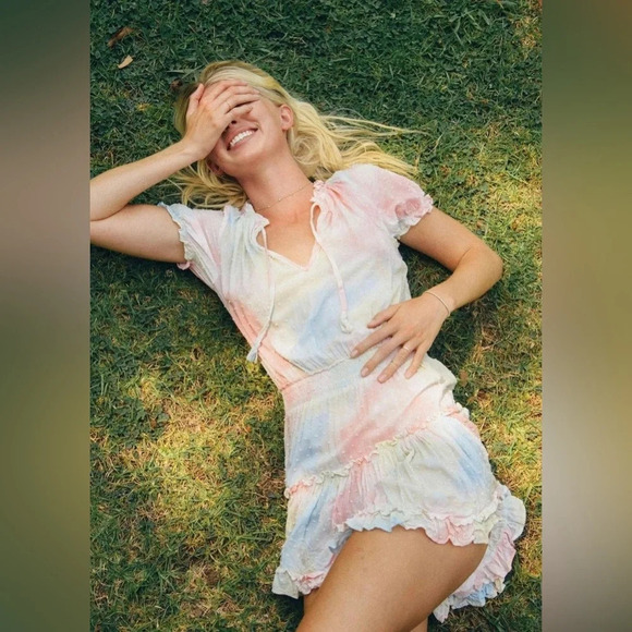 We're All Pretty Girls Tiered Dress Multicolor pastel 16786 - Picture 4 of 16